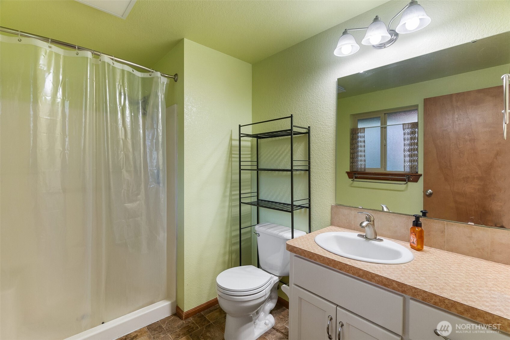 6107 189th Loop Southwest Rochester, WA 98579 - Photo 23 of 38 a bathroom with a sink a toilet and mirror