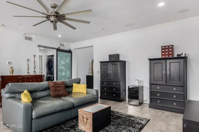 a picture of a bench in a building