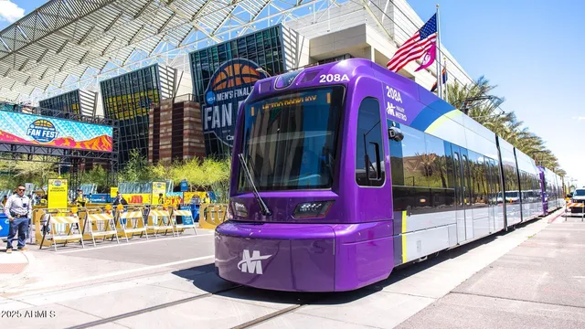a view of water fountain in front of building