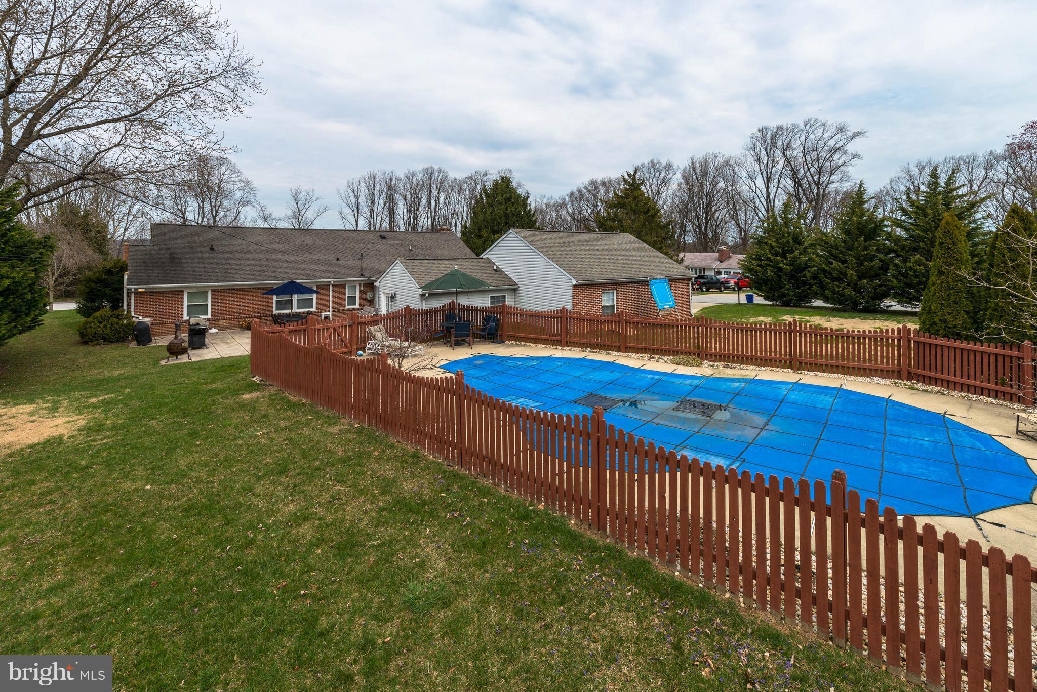 9507 Buckhorn Road Baltimore, MD 21234 - Photo 29 of 30 Pool in it's Own Picket Fence with a New Liner