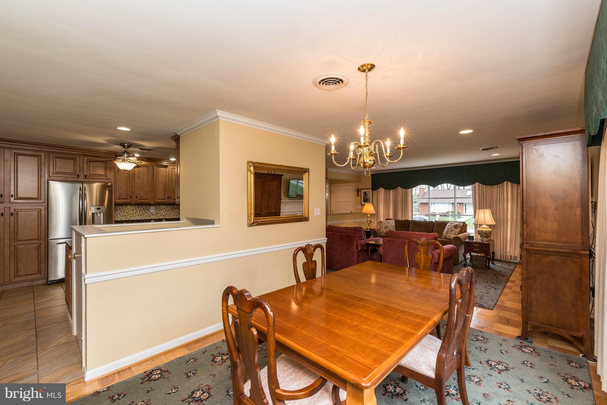 9507 Buckhorn Road Baltimore, MD 21234 - Photo 6 of 30 Looking from the Dining Room into the Kitchen