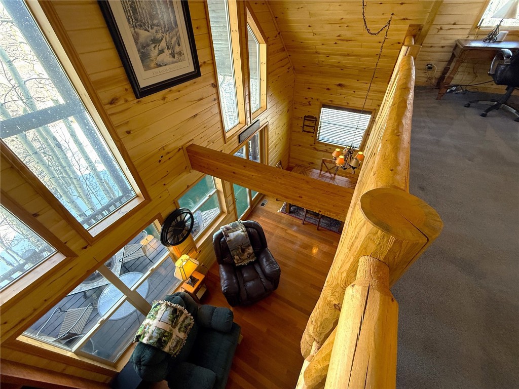 1387 High Creek Road Fairplay, CO 80440 - Photo 25 of 47 a view of an chairs in the balcony