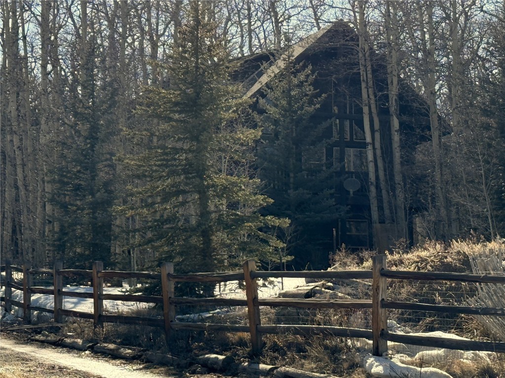 1387 High Creek Road Fairplay, CO 80440 - Photo 44 of 47 a view of a street with some trees