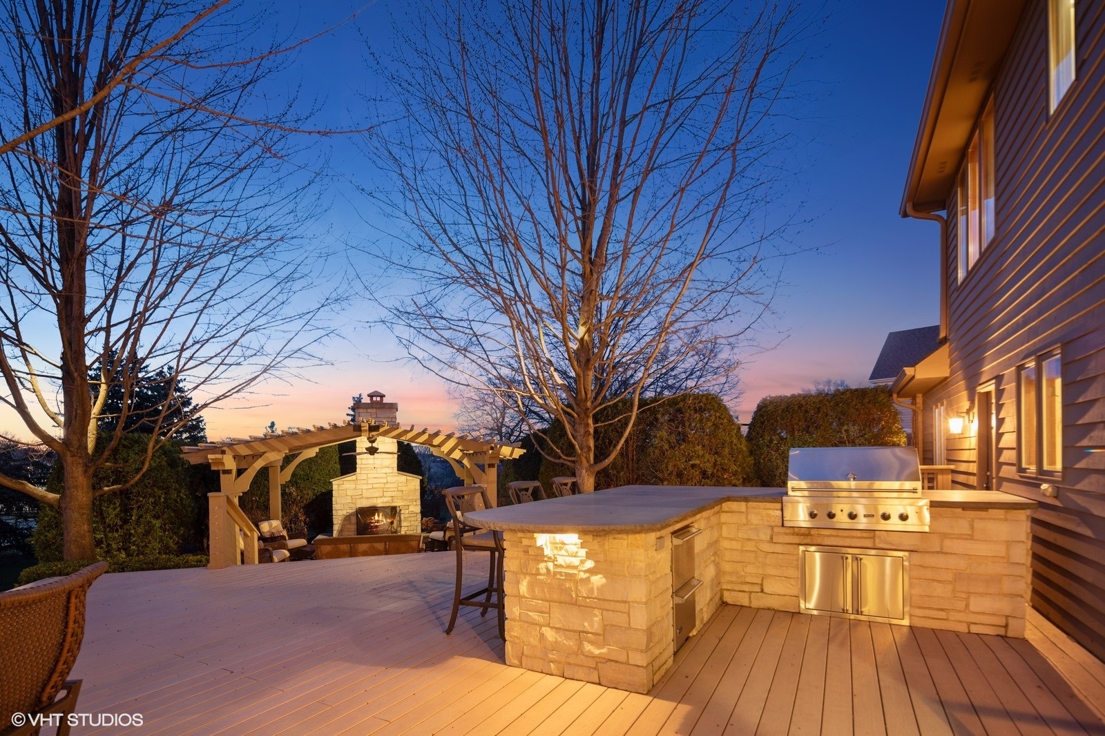 321 Ridge Lane Lake In The Hills, IL 60156 - Photo 41 of 46 a view of a yard with a patio