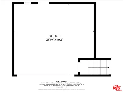 a picture of a bench in a white building