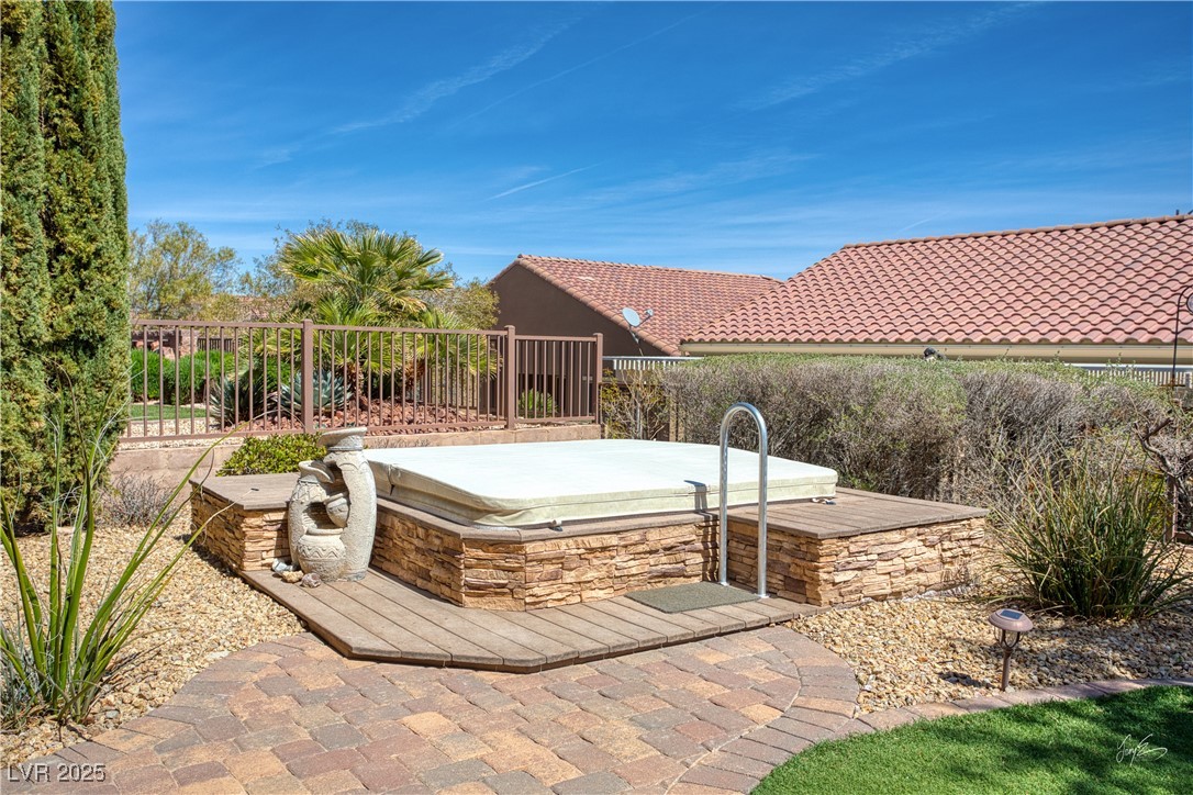 1074 Wagon Trail Mesquite, NV 89034 - Photo 2 of 27 View of patio featuring fence