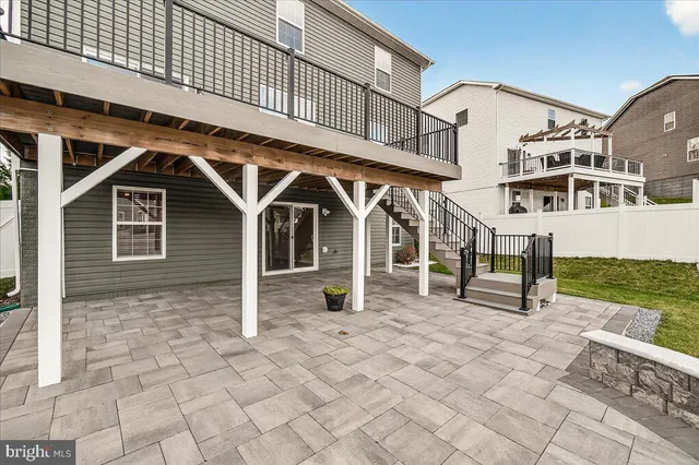 a view of a room with wooden walls