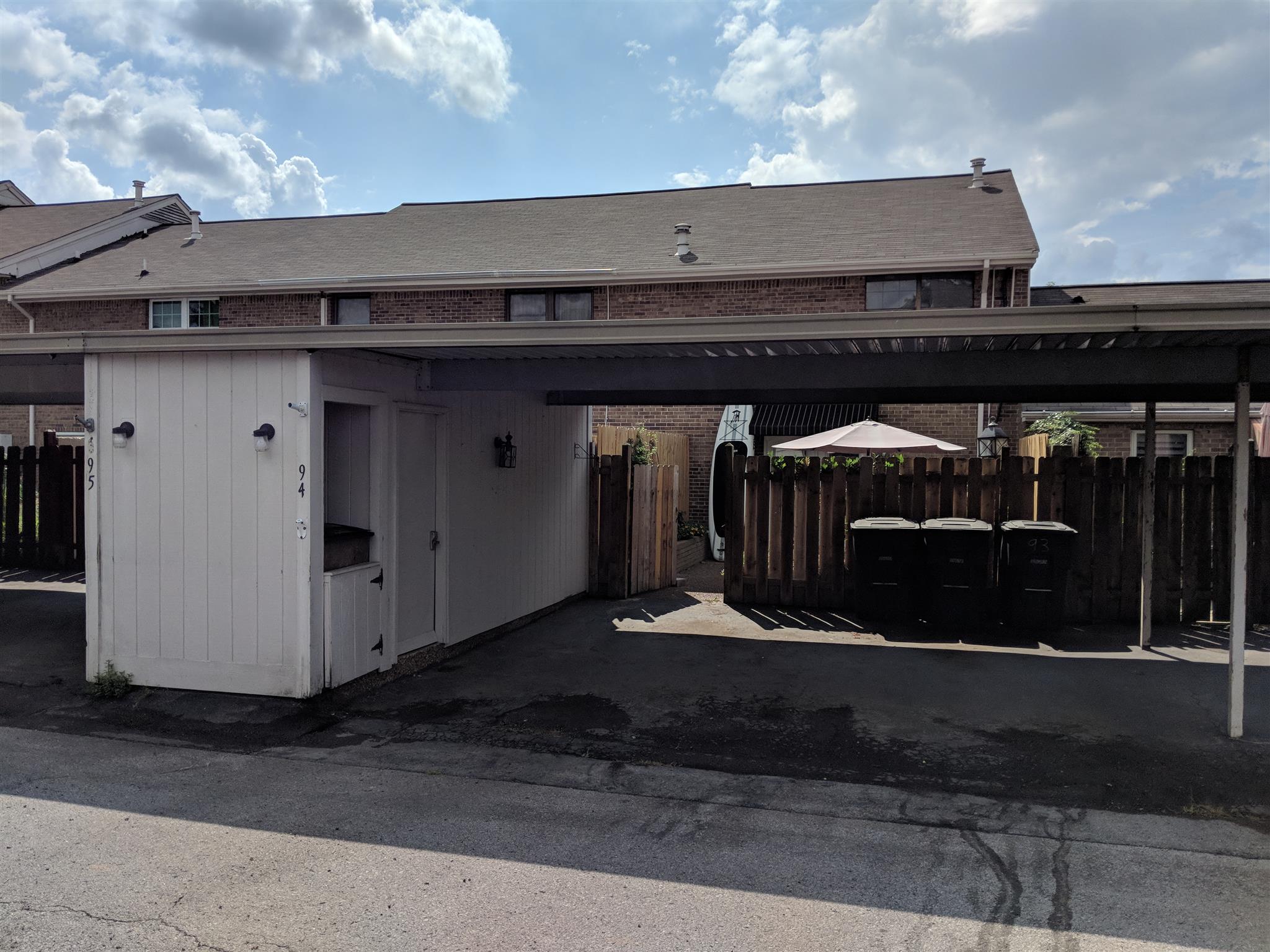 Covered 2 car carport