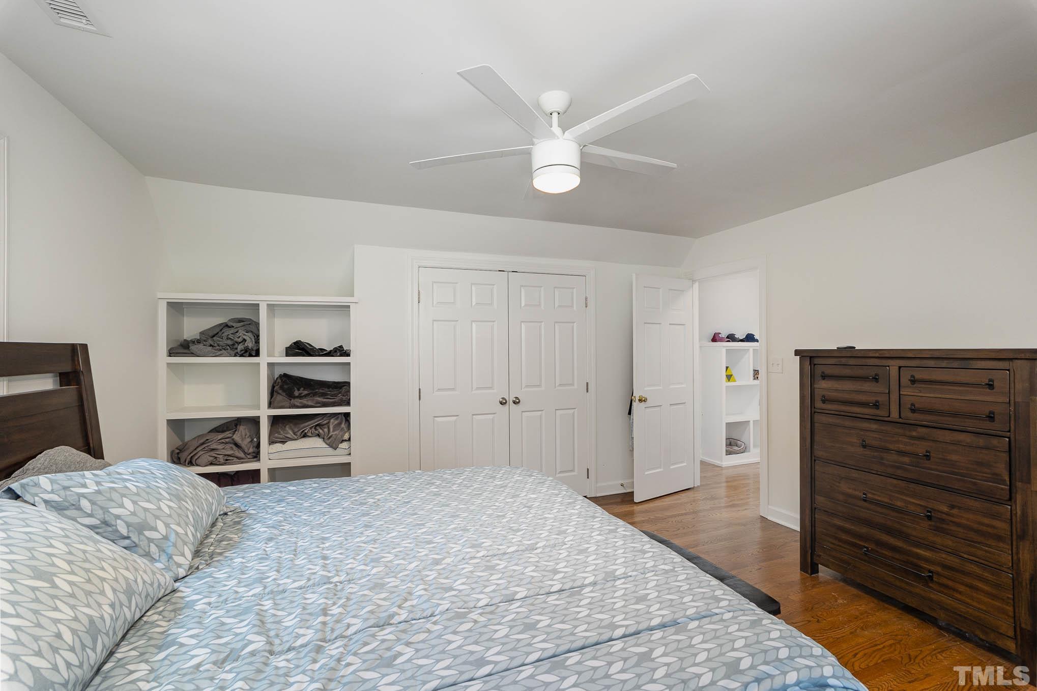 3404 Lizard Lick Road Wendell, NC 27591 - Photo 14 of 24 a bedroom with a bed and a closet