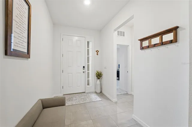 a view of a livingroom with a window