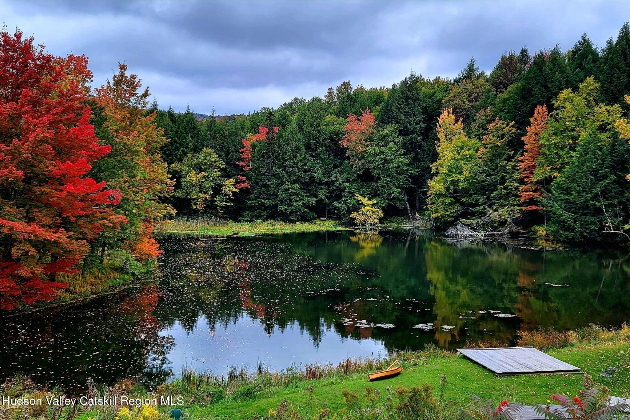 102 Main Street Jefferson, NY 12093 - Photo 11 of 57 an aerial view of residential house with outdoor space and lake view