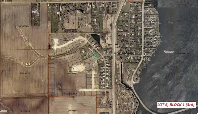 $53,900 | Lot 6-block Campbell Boulevard, Worthington, MN 56187