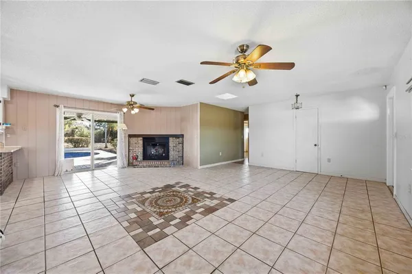 a view of livingroom with natural light
