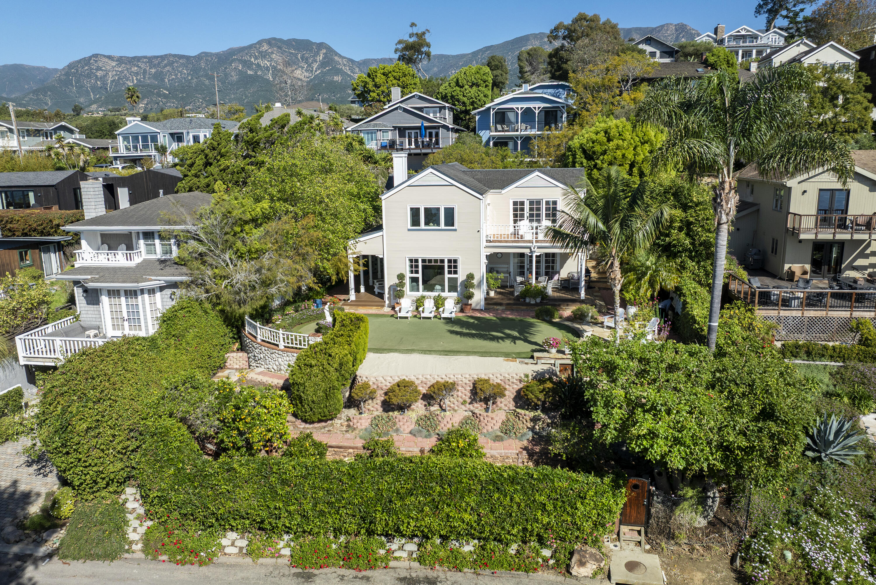 2525 Emerson Street Summerland, CA 93067 - Photo 25 of 26 an aerial view of a house