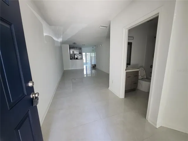 a view of empty room