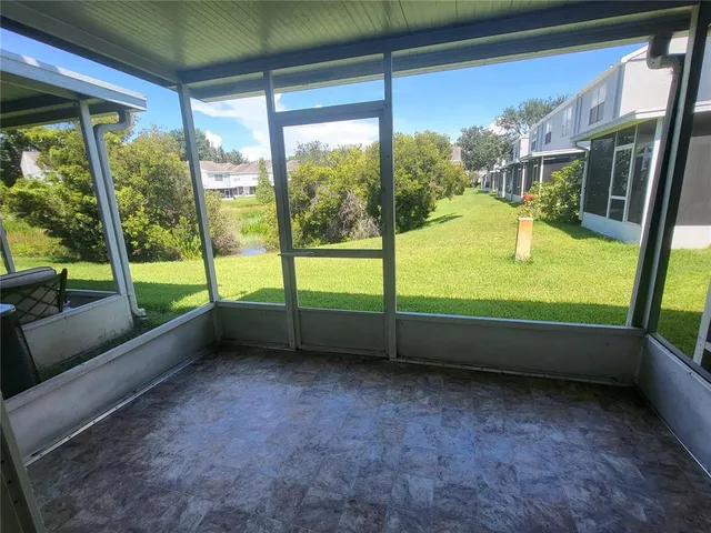 a view of front door of house