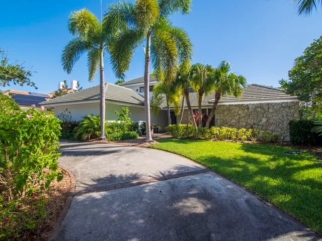 a view of a backyard with a garden