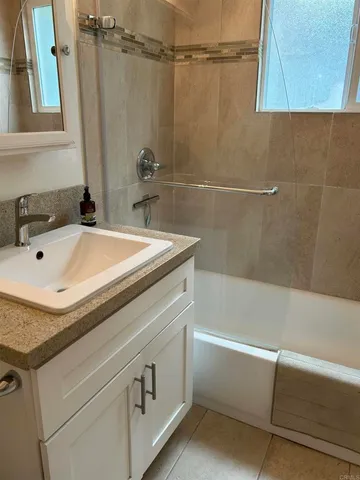 a view of a sign in a garden