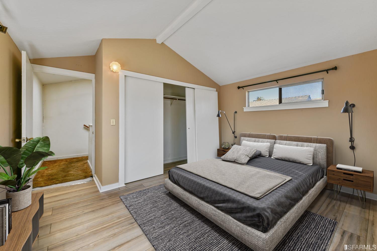 2437 Acton Street Berkeley, CA 94702 - Photo 5 of 36 Upstairs bedroom - Virtually staged