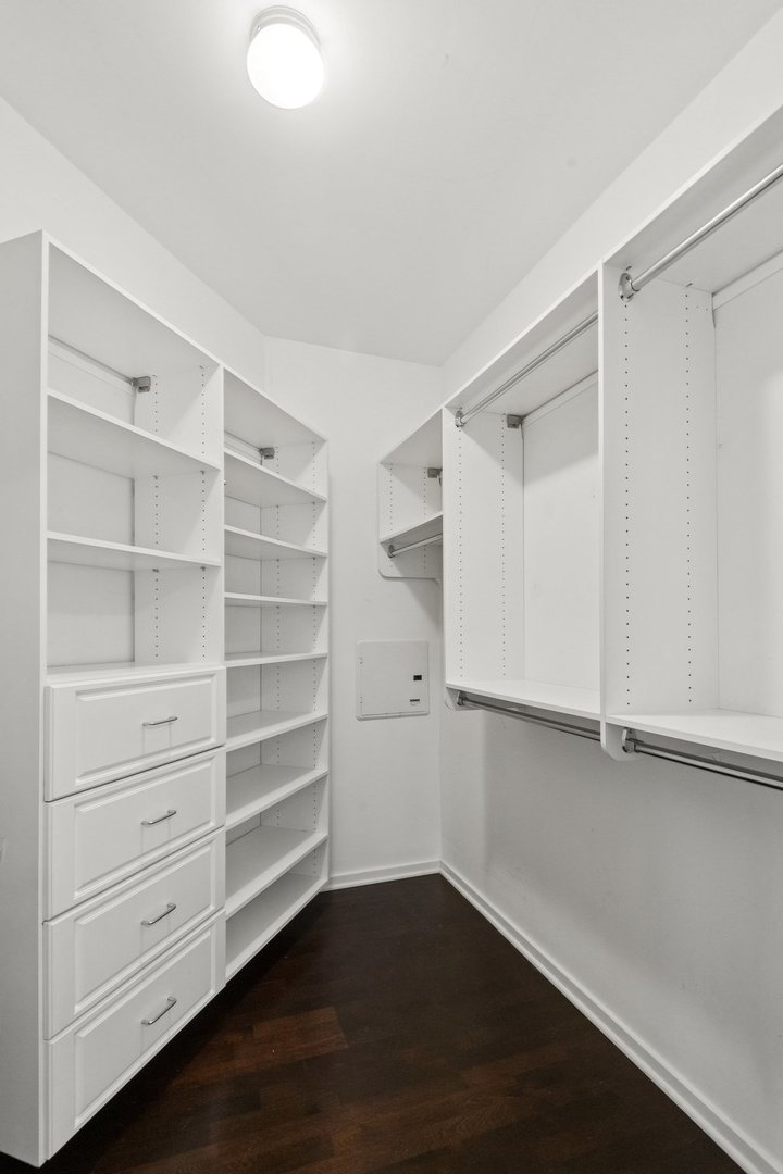 125 South Green Street, Unit 308A Chicago, IL 60607 - Photo 15 of 24 a view of an empty walk in closet
