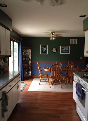 795 Amanda Road New Lenox, IL 60451 - Photo 7 of 24 a living room with furniture a wooden floor and a flat screen tv