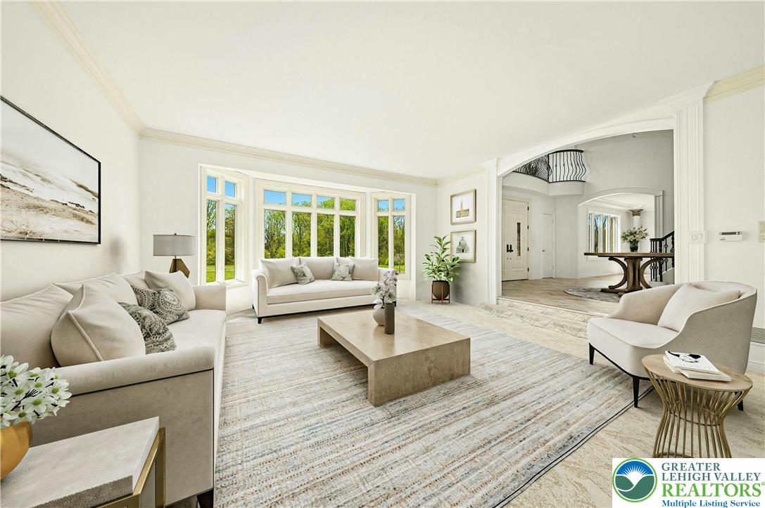 3200 Creamery Road New Hope, PA 18938 - Photo 5 of 42 a living room with furniture and a large window