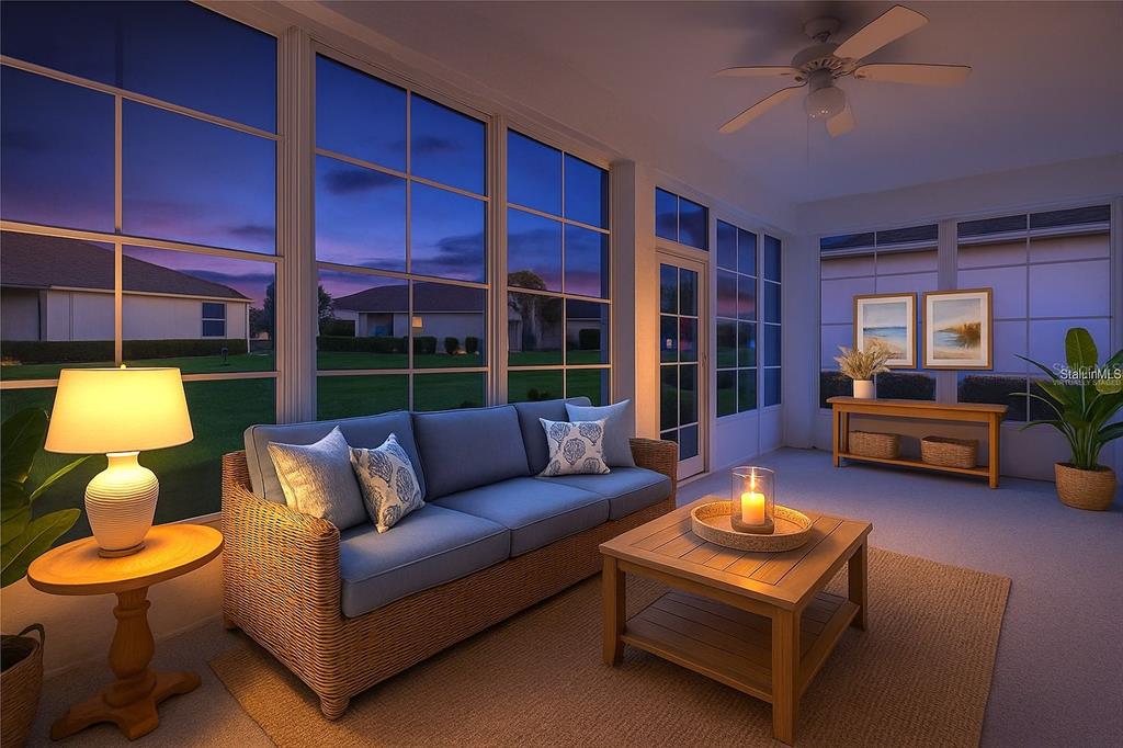 2459 Northwest 55th Avenue Road Ocala, FL 34482 - Photo 27 of 38 a living room with furniture and a lamp