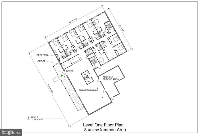 a picture of a bench in front of a building