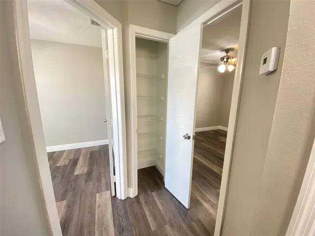 wooden floor in a gallery