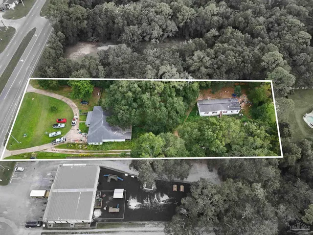 an outdoor view from a window