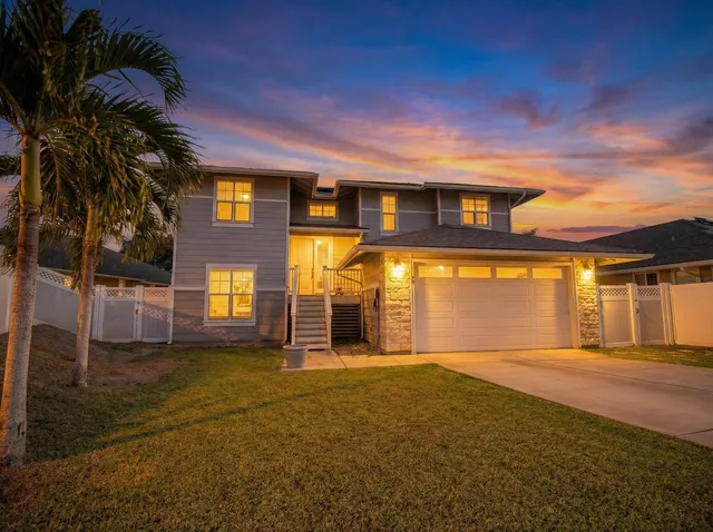 a front view of a house having yard