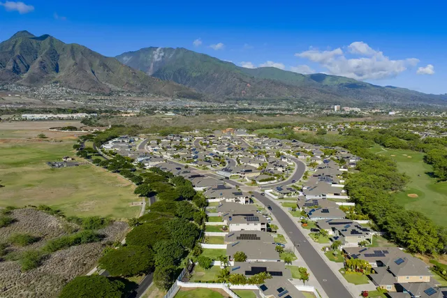 a view of city and mountain