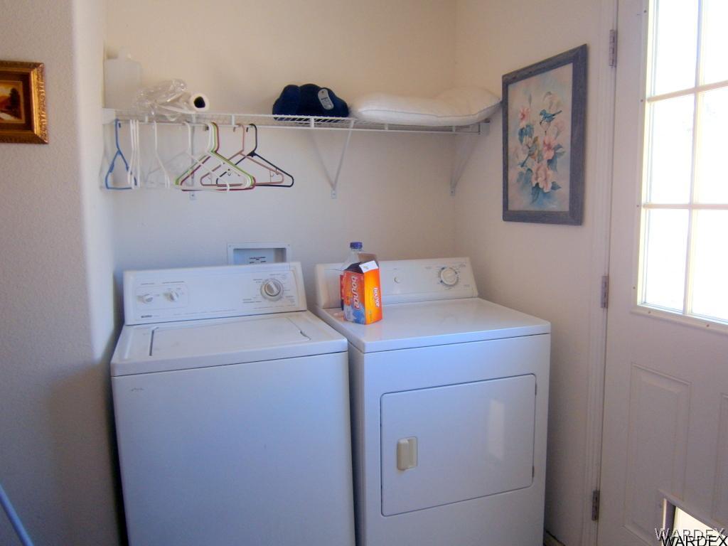 13411 South Water Reed Way, Unit 3 Topock, AZ 86436 - Photo 9 of 16 a utility room with dryer and washer