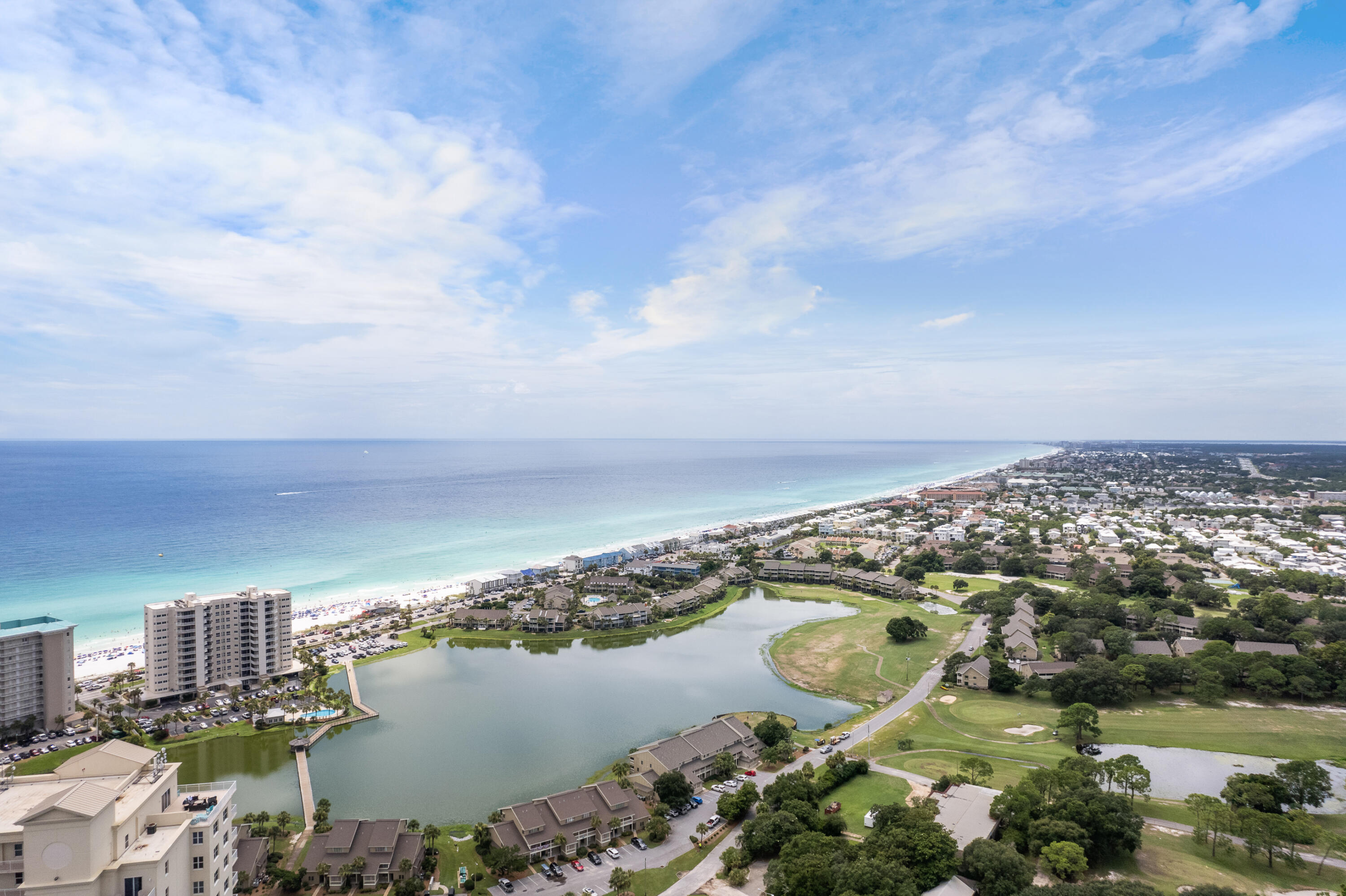 48 Stewart Lake Cove, Unit 194 Miramar Beach, FL 32550 - Photo 46 of 57 an aerial view of a city