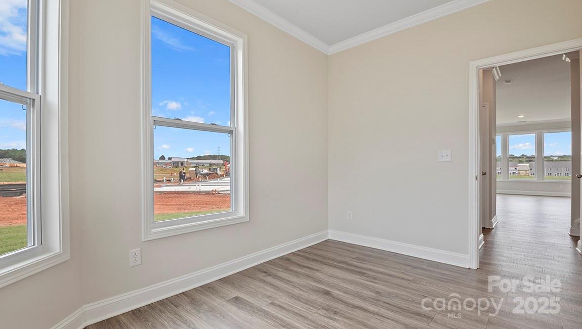 355 Lagoon Road Fletcher, NC 28732 - Photo 15 of 36 an empty room with wooden floor and windows