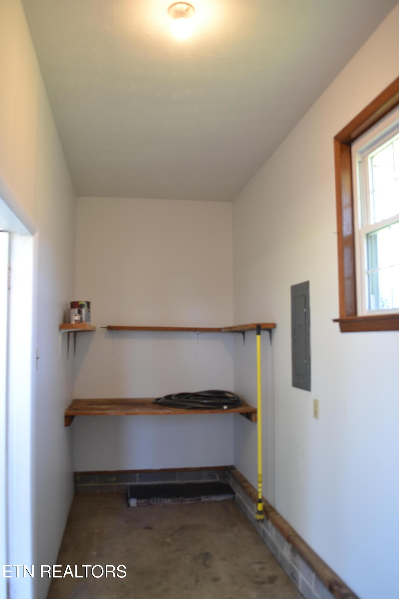 Storage off carport