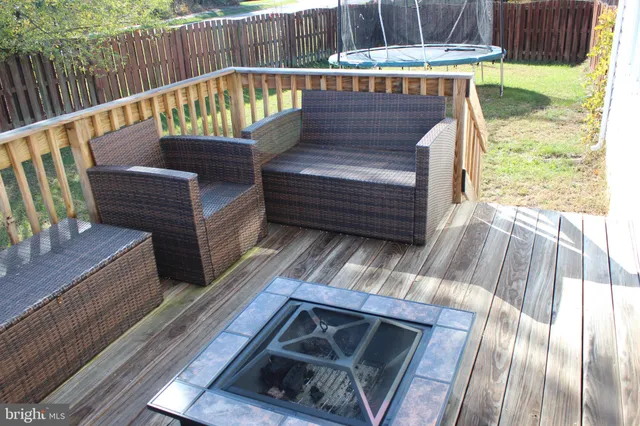 a view of backyard with green space