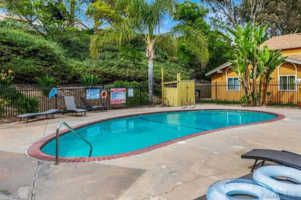 a view of a house with a swimming pool