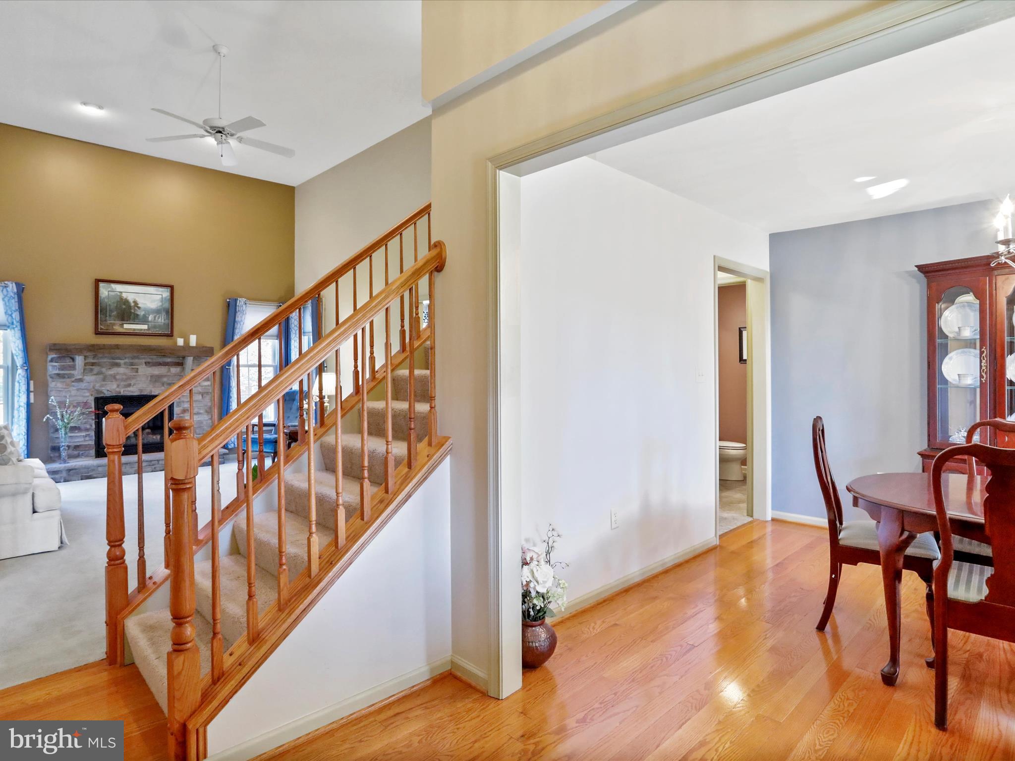 8297 Stottlemyer Road Waynesboro, PA 17268 - Photo 5 of 51 a view of a hallway with wooden floor and staircase