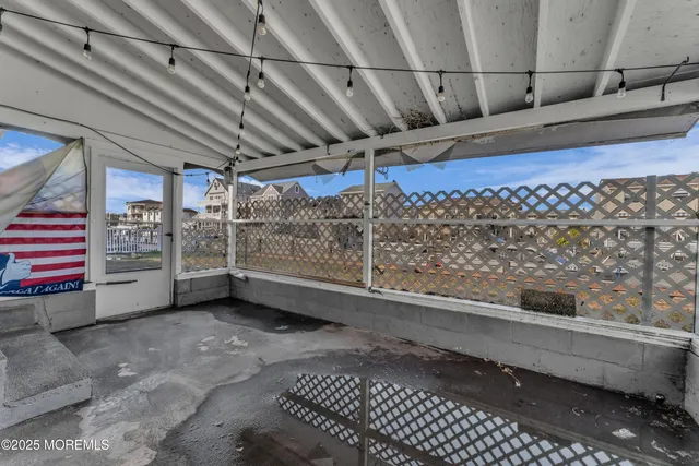 a view of a room with racks