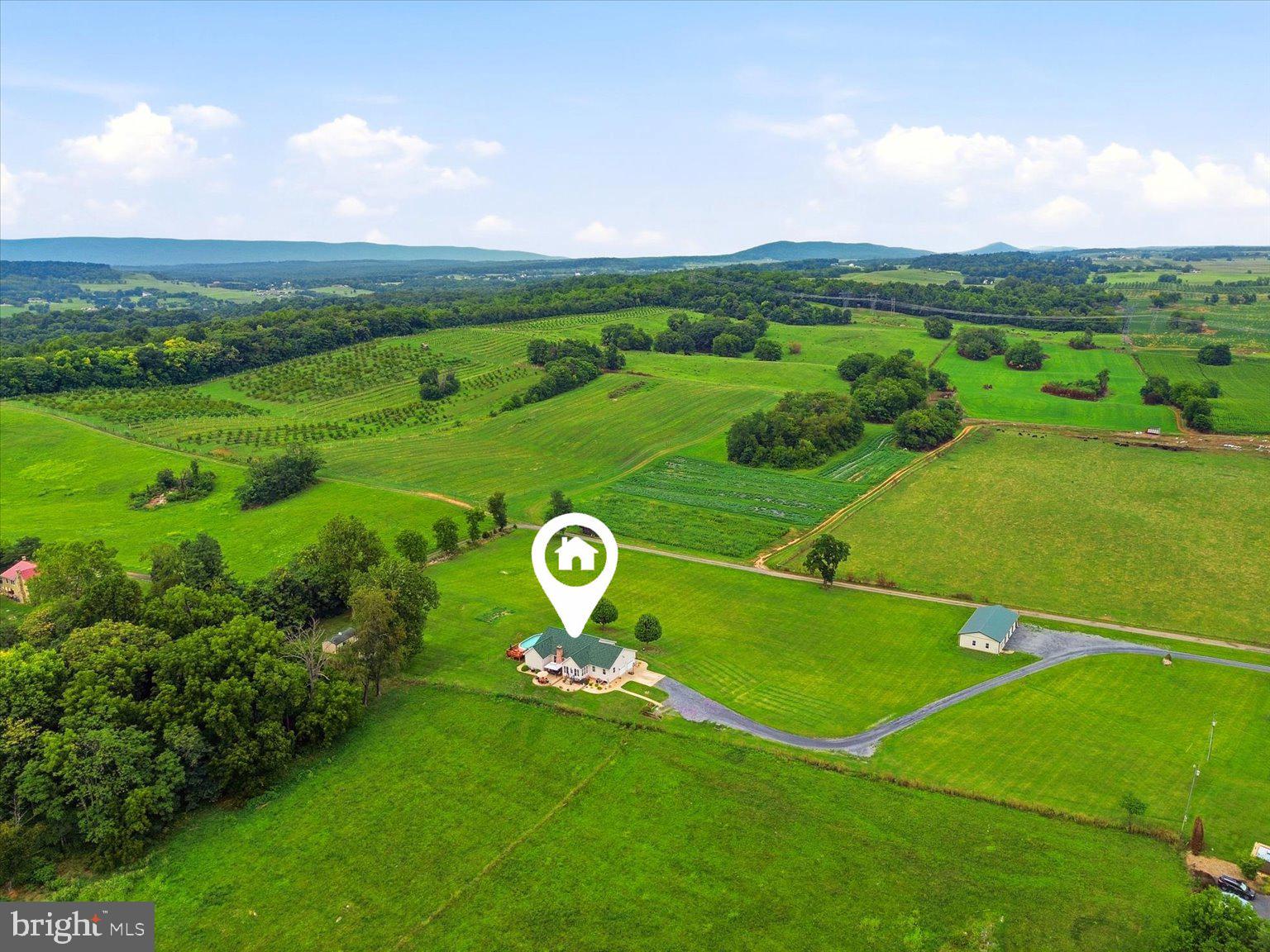 6264 Middle Road Stephens City, VA 22655 - Photo 69 of 73 Aerial Mountain Views