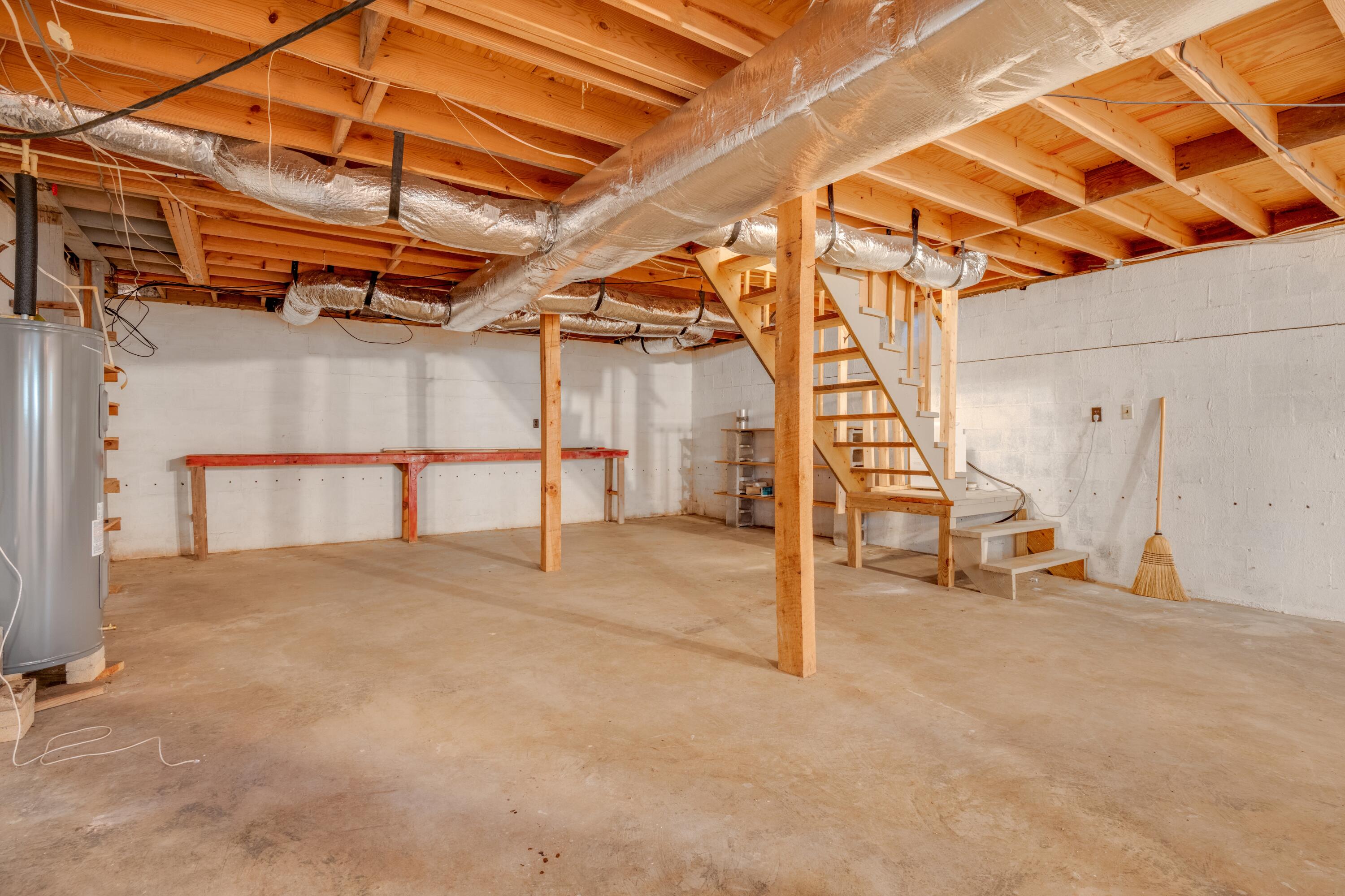 440 Bishop Pond Road Chatsworth, GA 30705 - Photo 21 of 41 unfinished basement