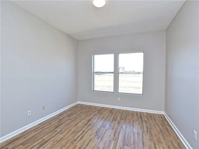 wooden floor in an empty room