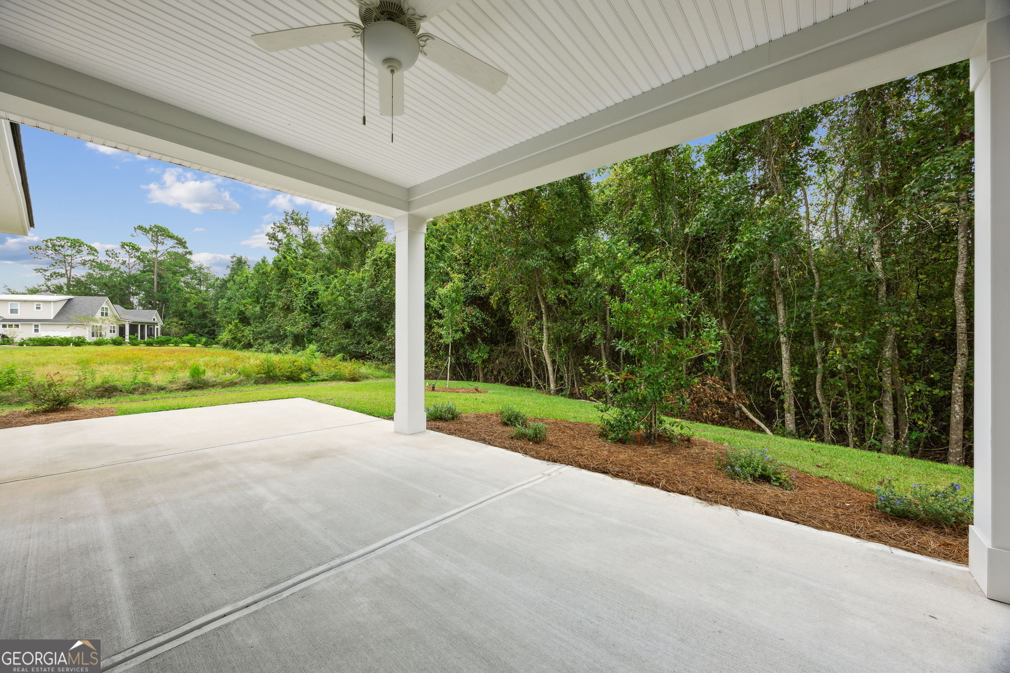 109 Tidal Marsh Way St. Marys, GA 31558 - Photo 56 of 71 a view of a garden with an outdoor space