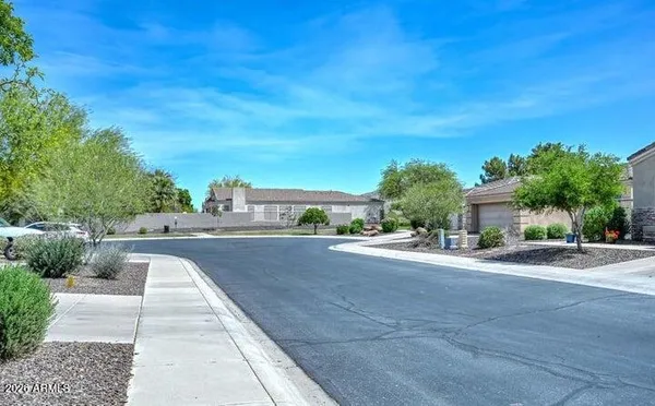 an aerial view of residential house with outdoor space