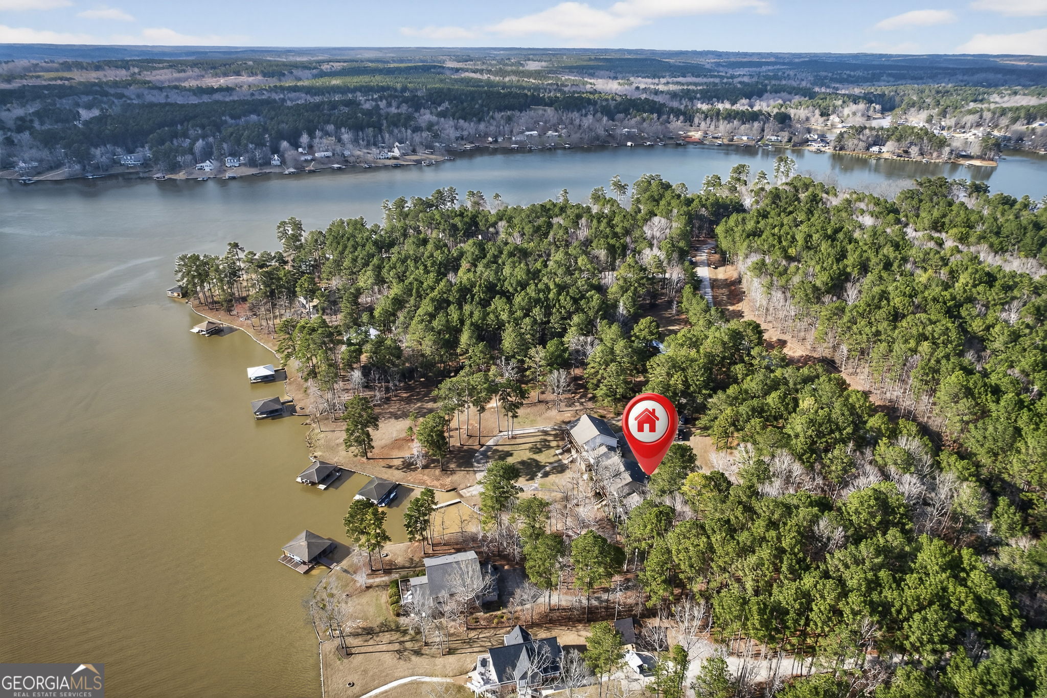 655 Sandy Run Drive, Unit 4 Sparta, GA 31087 - Photo 6 of 59 a view of a lake with a mountain view