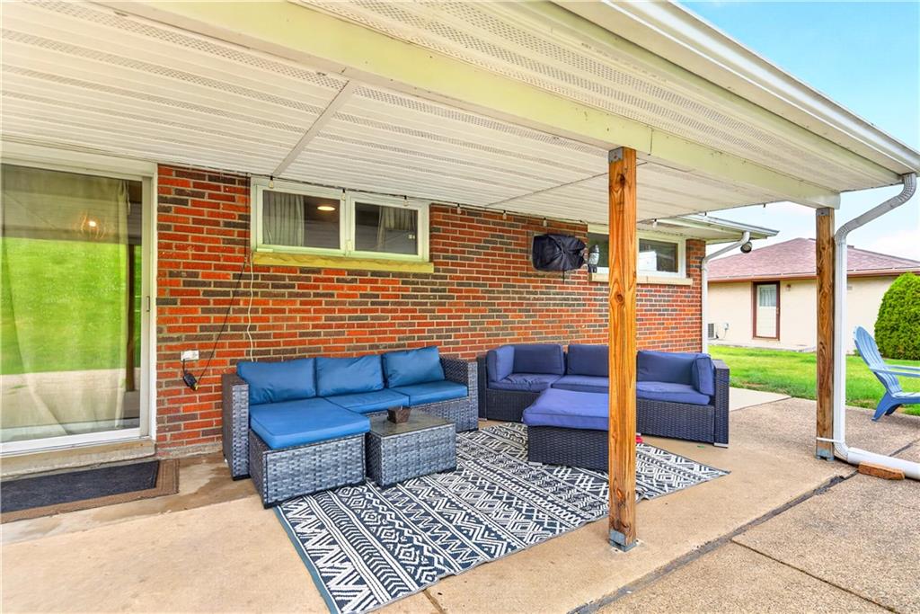 1642 Rostraver Road Belle Vernon, PA 15012 - Photo 24 of 32 a outdoor living space with furniture