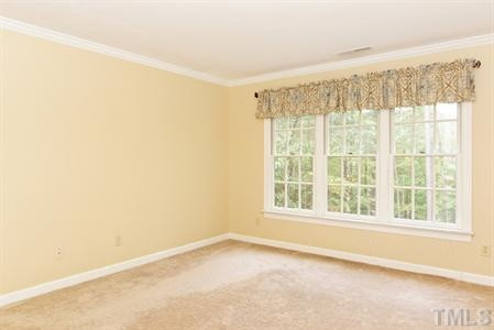 10813 Cahill Road Raleigh, NC 27614 - Photo 13 of 25 The master BRi is being restored to it's original 19 foot dimension. (There is currently a second walk in closet utilizing some of the space). The BR offers excellent wall space and a beautiful bank of windows looking out onto the wooded rear and pond. Master Bedroom