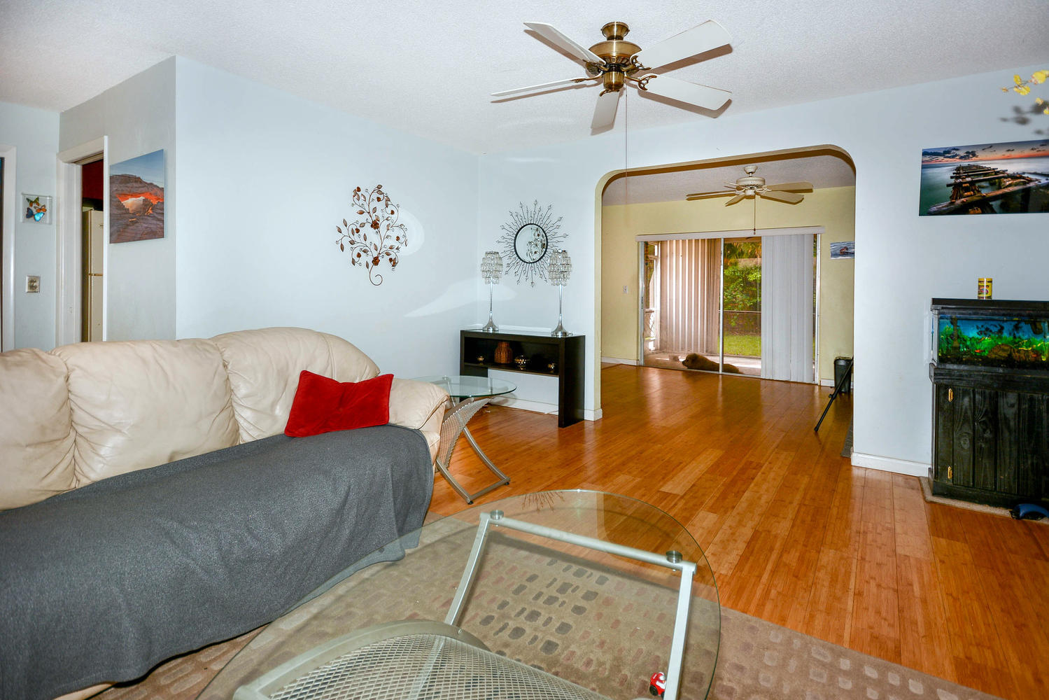 493 Dover Road Tequesta, FL 33469 - Photo 16 of 33 a living room with furniture and a flat screen tv