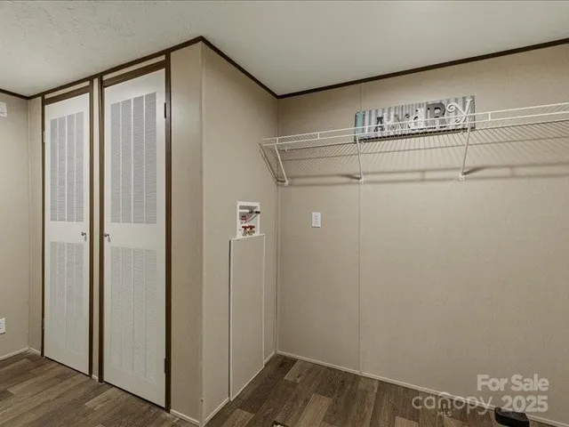 a view of a refrigerator in kitchen